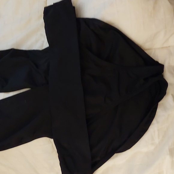 Black Kenneth Cole New York Cut Out Bathing Suit 1Pc NWT - Picture 4 of 5